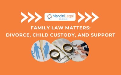 Family Law Matters: Divorce, Child Arrangements, and Support